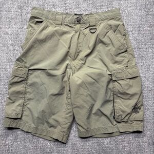 BOY SCOUTS OF AMERICA CENTENNIAL UNIFORM Mens Small Green Nylon Cargo Shorts